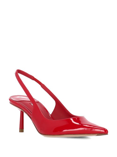 Poppy red elasticated slingback LE SILLA | 4233B060LBPPKAB895